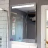 Herschel Select XLS Mirror with Lights Bathroom Installation